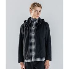 【新素材】スムーススエードストレッチ　フーディー