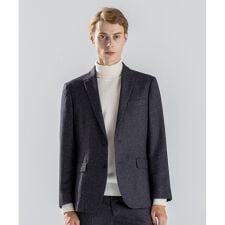 新素材【セットアップ対応】カラーネップストレッチ 　テーラードジャケット