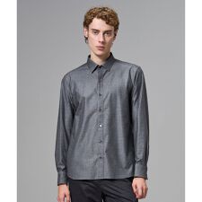 新素材【ストレッチ】コンフォートクリアジャージー　長袖レギュラーカラーシャツ