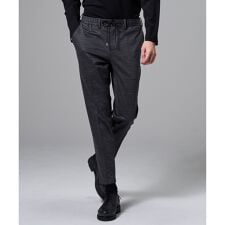 【セットアップ対応】スプリングウールジャージー ドロスト付きテーパードパンツ / PEGG CONV