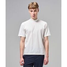 新色追加【機能素材】ハイゲージベアスムース　モックネックＴシャツ