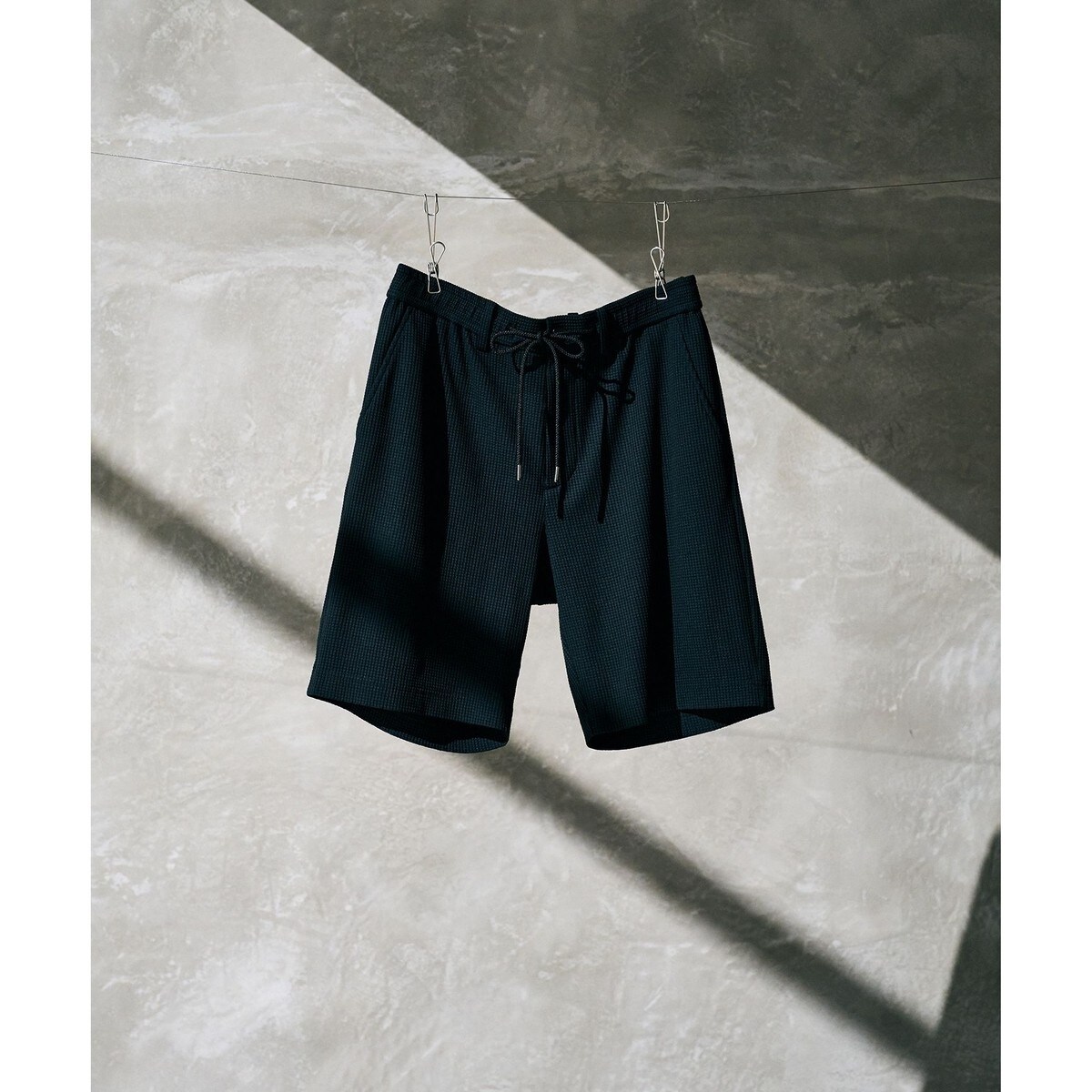 JOSEPH HOMMEソフトタックジャージー / BERMUDAショートパンツ WEB限定】【新素材】エアータックジャージー ドロスト付ショートパンツ