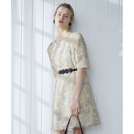 洗える！】PRIMURA GARDEN MINI DRESS ミニドレス | トッカ(TOCCA 