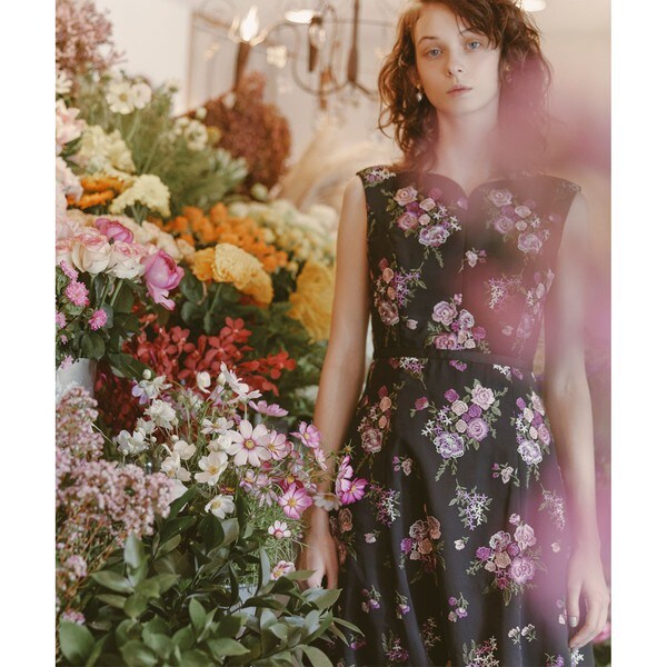 TOCCA（トッカ）の「【洗える！】FOUR FLOWERS ROSE ドレス