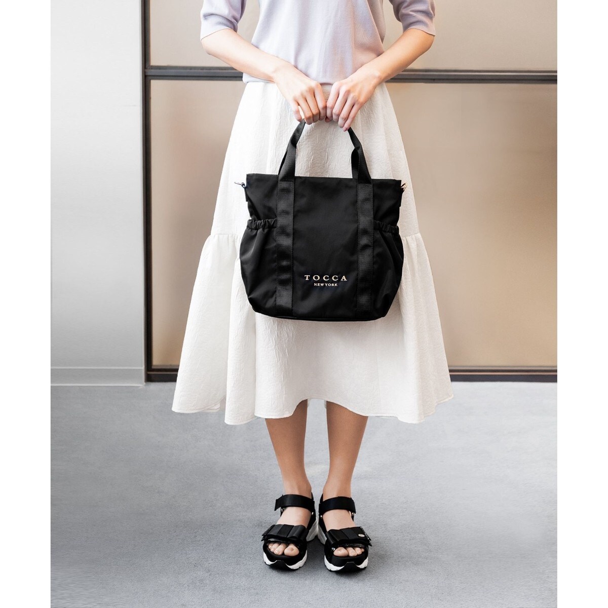 トートバッグ Sana WEB＆一部店舗限定・撥水・環境にやさしい素材】SANA SIDEPOCKET