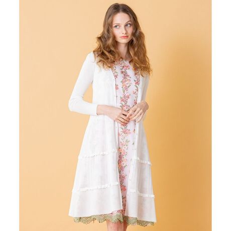 洗える！】AJISAI LONG CARDIGAN ロングカーディガン | トッカ(TOCCA  