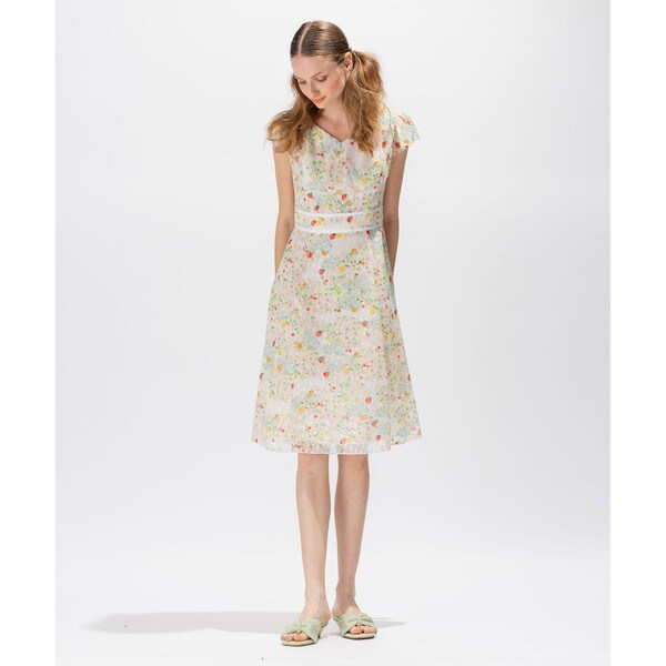 トッカ TOCCA HIDE AND SEEK ドレス 新品・タグ付 サイズ2 美品】TOCCA HIDE AND SEEK ドレス トッカ ワンピース M ワンピース