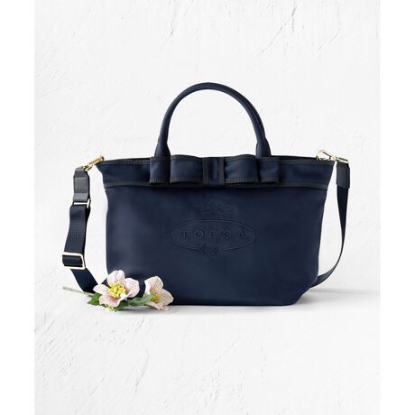 BOW RIBBON LOGONYLON S トートバッグ S | トッカ 