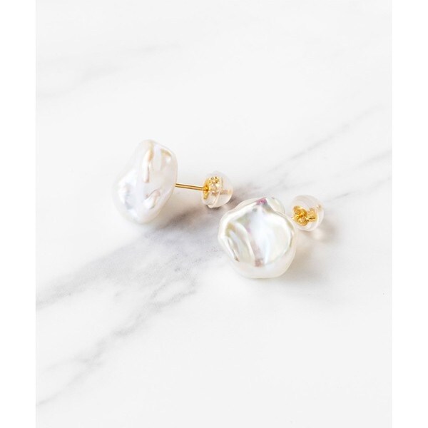 [}C]yWEBzNUANCE PEARL PIERCED EARRINGS K18Wp[ sAX/gbJiTOCCAj S[hn