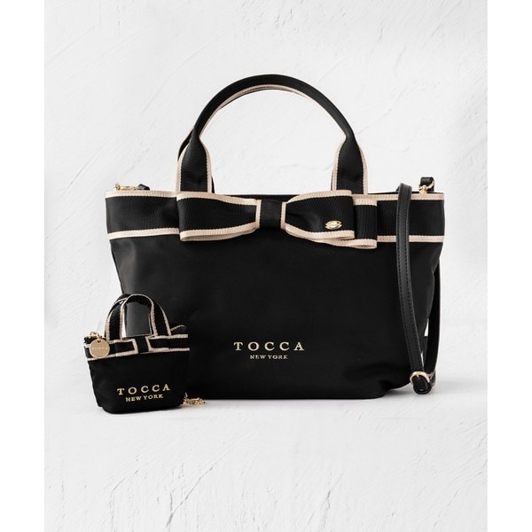 BICOLOR RIBBON TOTE トートバッグ | トッカ(TOCCA) | BOTZNW0118 ...