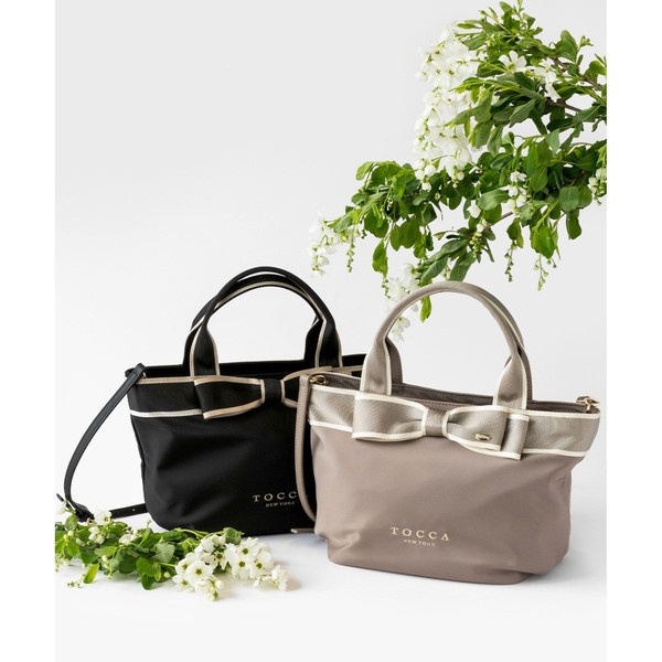 BICOLOR RIBBON TOTE トートバッグ | トッカ(TOCCA