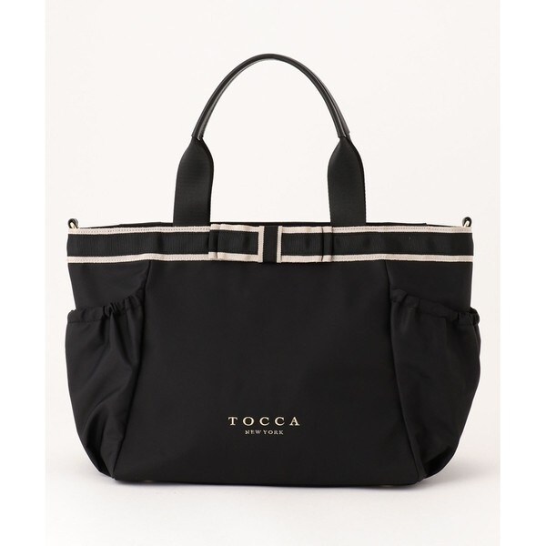 tocca DUAL RIBBON NYLON TOTE L トートバッグ L DUAL RIBBON NYLON TOTE L トートバッグ L / TOCCA