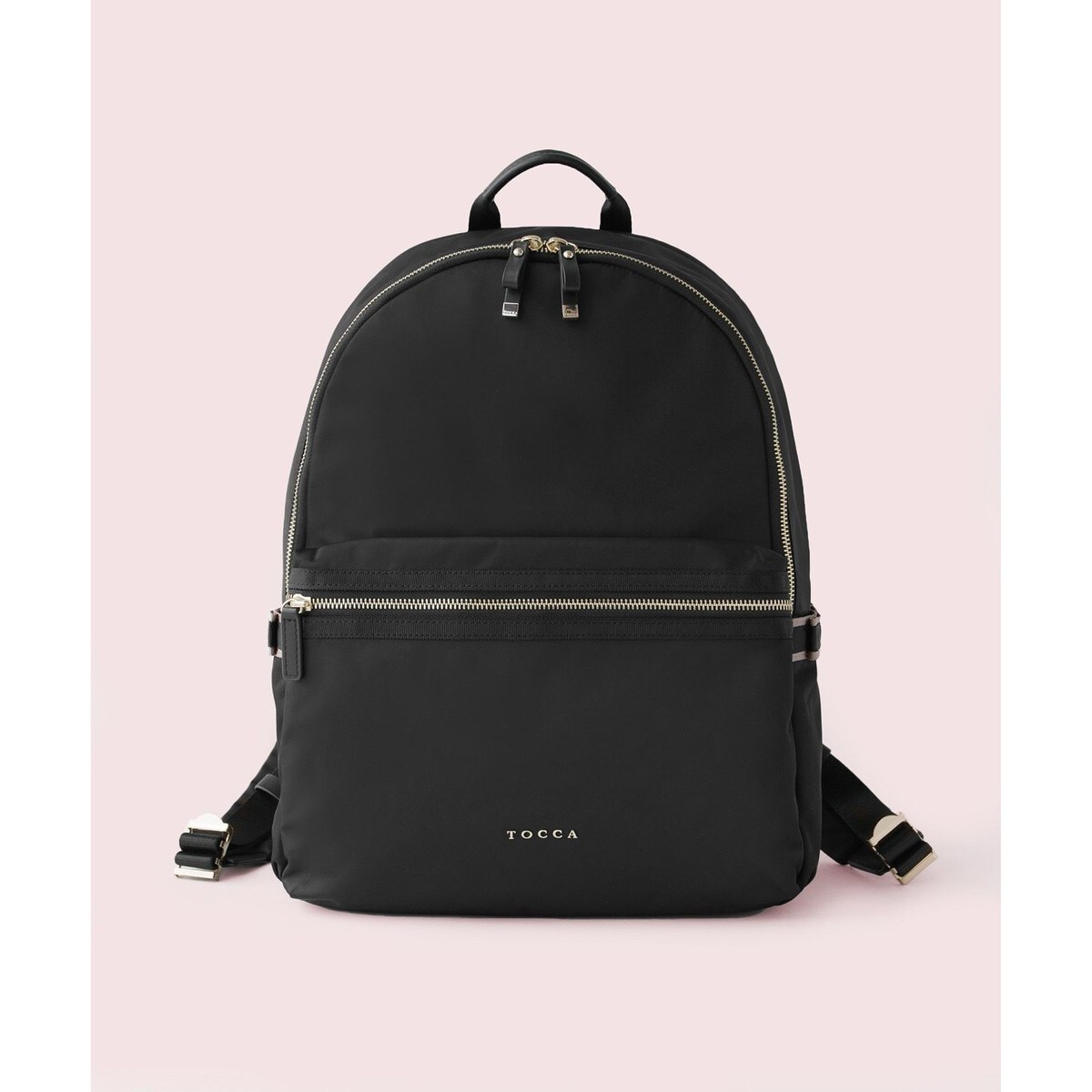 ダークグリーン リボン付きバックパック A4サイズ対応・撥水・PCポケット付き】SIDE RIBBON BACKPACK