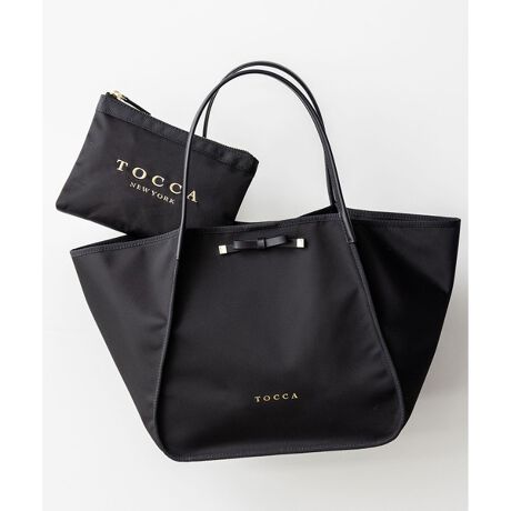TRIM RIBBON NYLON TOTE トートバッグ | トッカ  