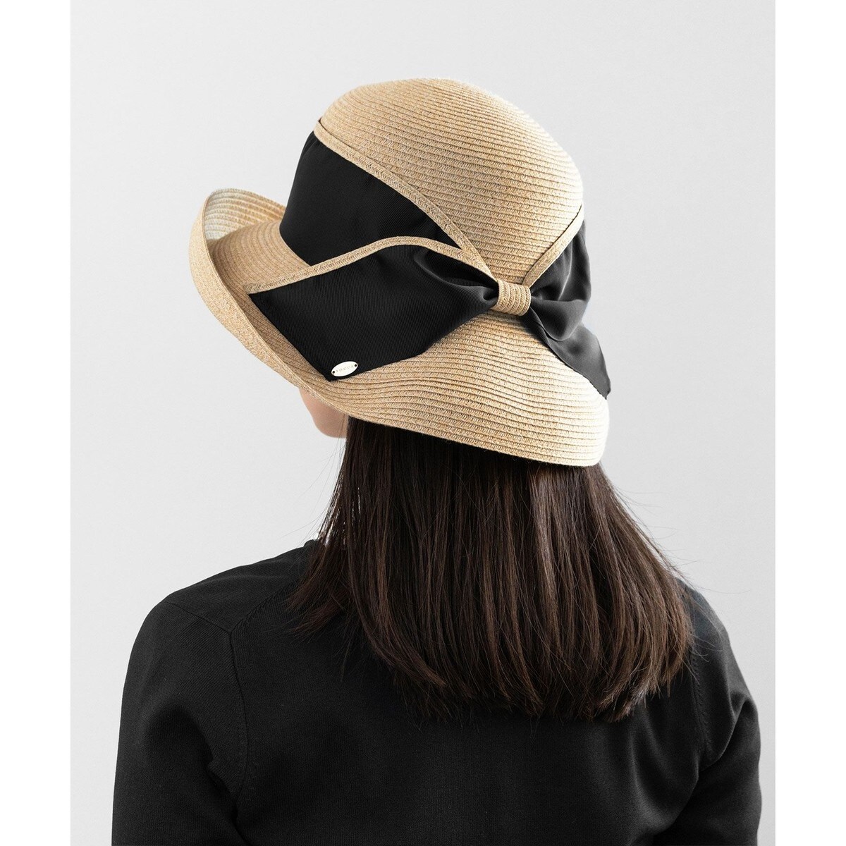 UVカット90%・吸水速乾・抗菌防臭・洗える・サイズ調整可SIDE RIBBON HAT 帽子 UVカット90%・吸水速乾・抗菌防臭・洗える・サイズ調整可SIDE RIBBON HAT 帽子