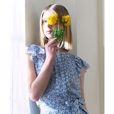 LIBERTY社オリジナル素材】【洗える！】FLORAL STORY ブラウス 