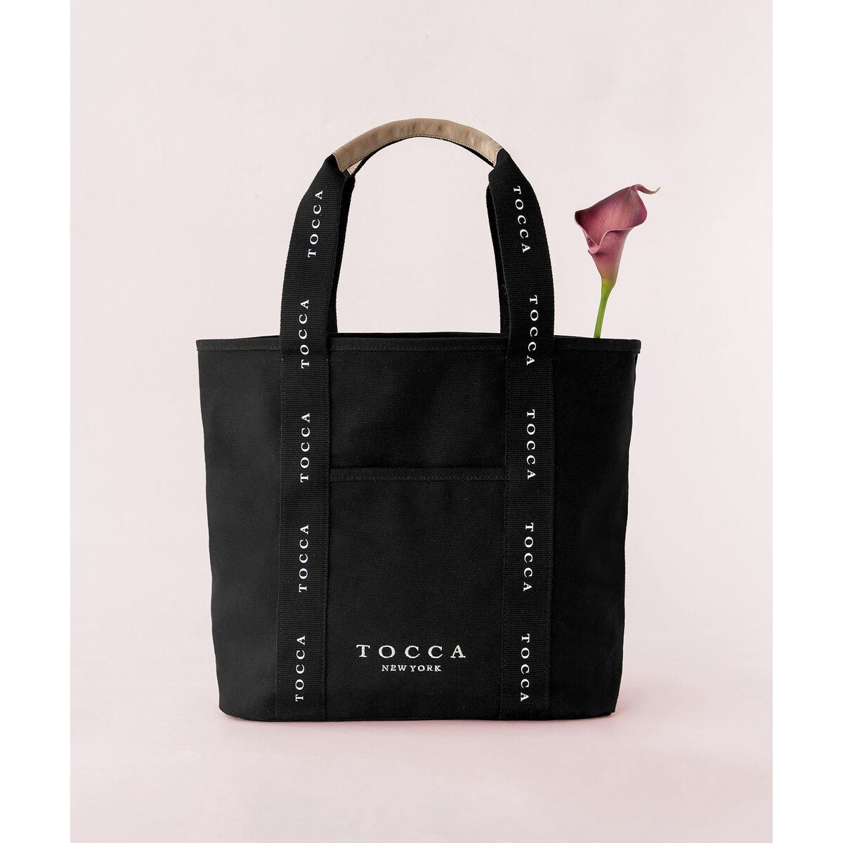 TOCCA トートバッグ ベルベット ピンク 新品 クローバー