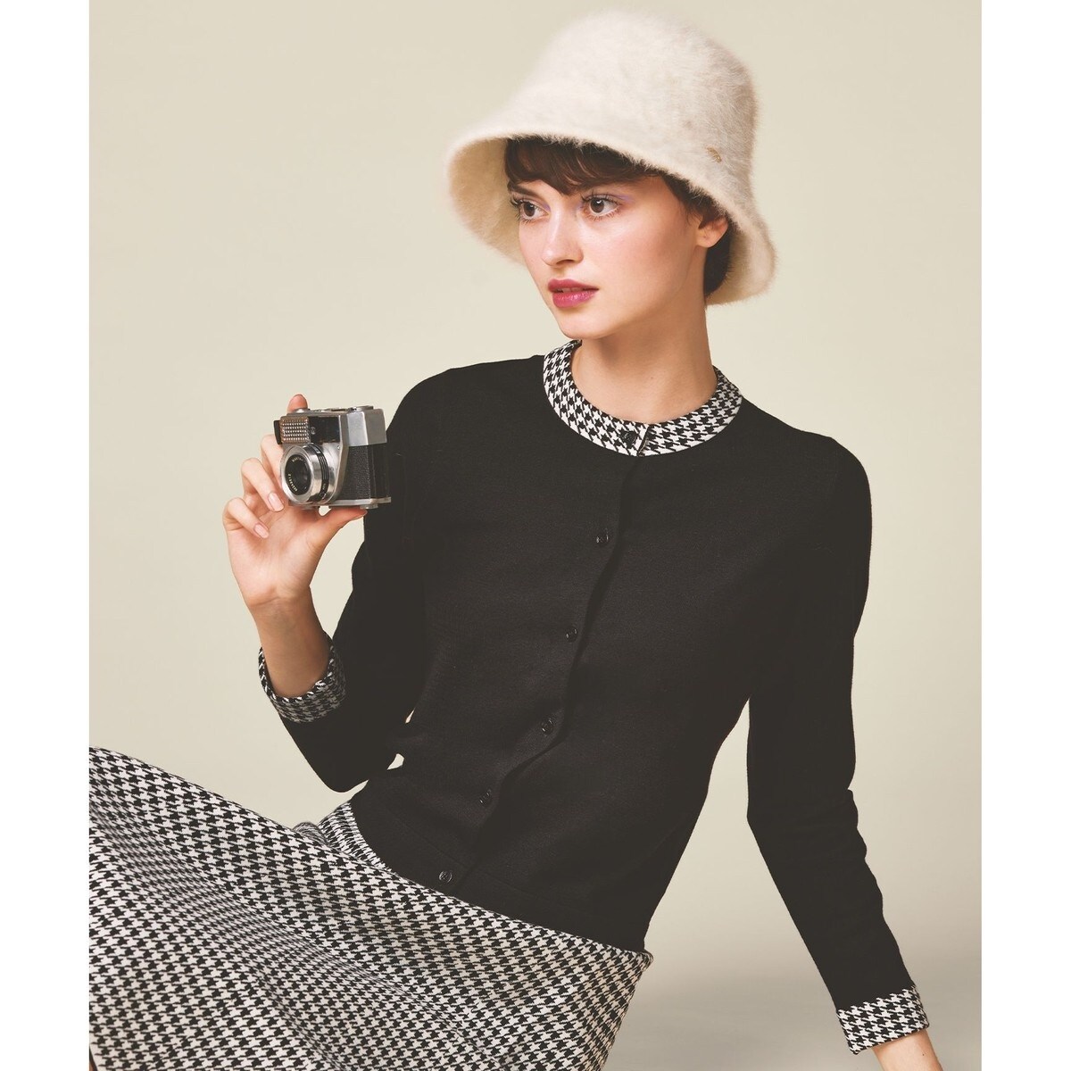 TOCCA トッカ リブカーディガン 洗える】SILK RIB CARDIGAN カーディガン / TOCCA | ファッション通販