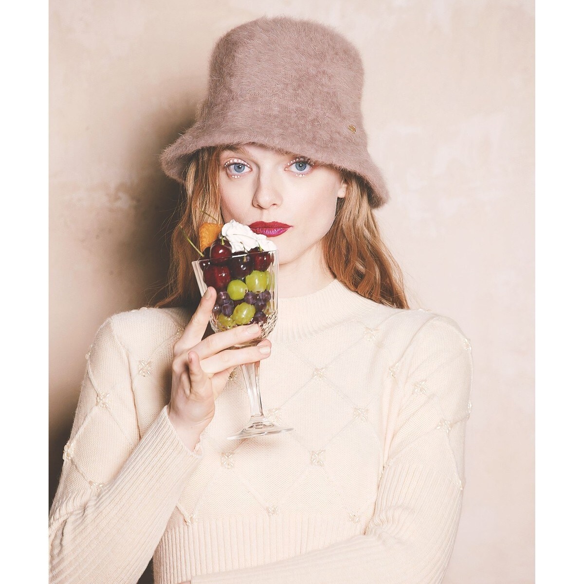 ANGORA MIX BUCKET HAT アンゴラ混 バケットハット | トッカ(TOCCA