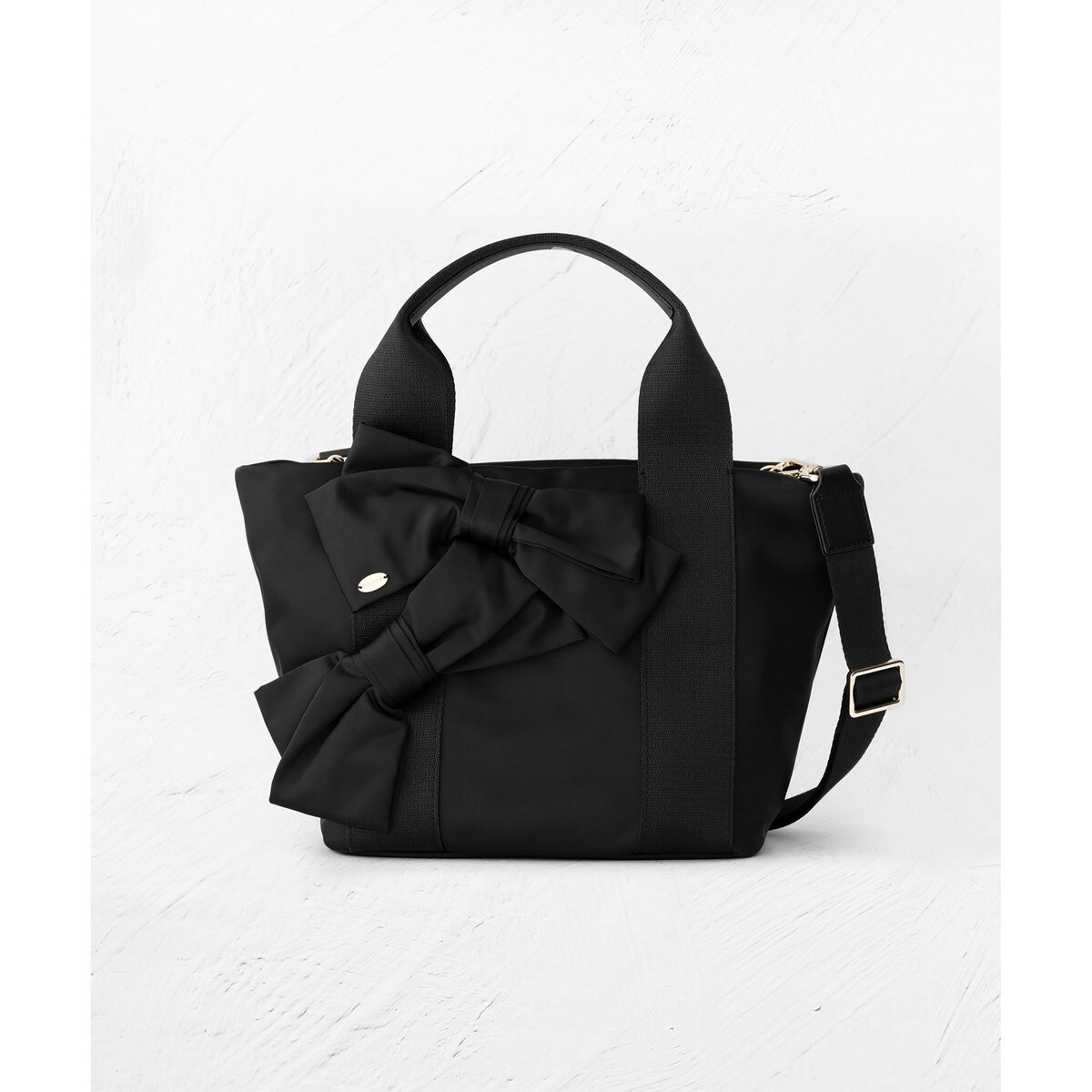 撥水】BICOLOR RIBBON TOTE トートバッグ | トッカ(TOCCA