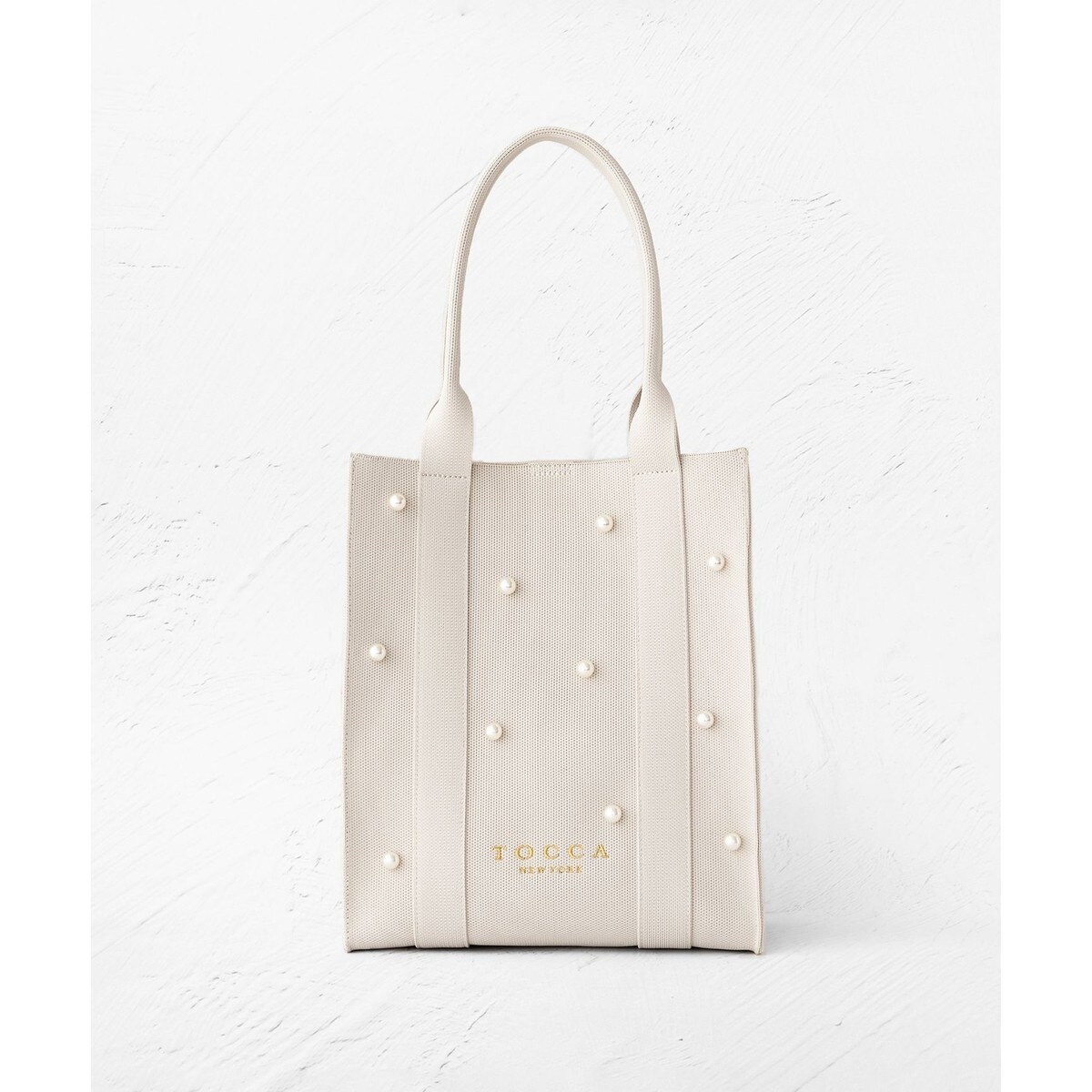 TOCCA RHYTHM OF PEARL KNITBAG ニットバッグ 大人百花掲載】【A4サイズ対応】RHYTHM OF PEARL KNITBAG ニットバッグ