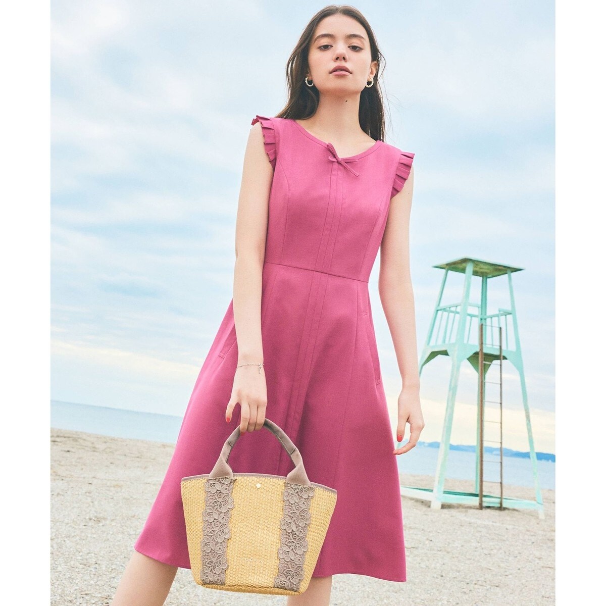 【洗える！】AFTER RAIN ドレス　TOCCA 消臭・吸水速乾・洗える！】AFTER RAIN ドレス / TOCCA