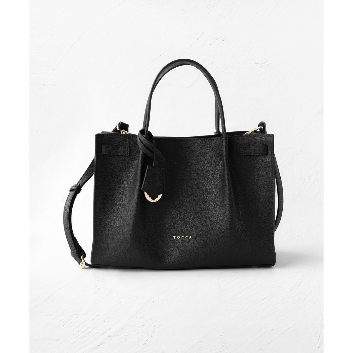 TOCCA トッカTINY RIBBON LEATHERTOTE トートバッグ TINY RIBBON LEATHERTOTE トートバッグ / TOCCA | ファッション