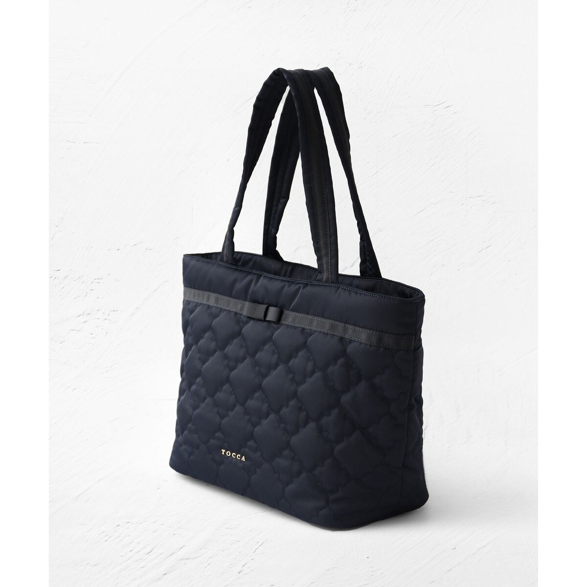 【未使用】TOCCAキルティングトートバッグ★入園入学用バッグ★B4サイズ★ A4サイズ対応・撥水】CHECKER CLOVER QUILTBAG キルトバッグ