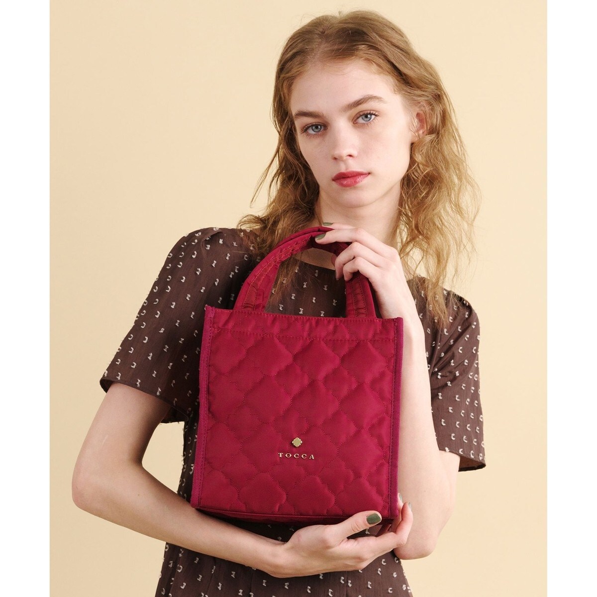 撥水】CHECKER CLOVER QUILTMINIBAG キルトミニバッグ | トッカ
