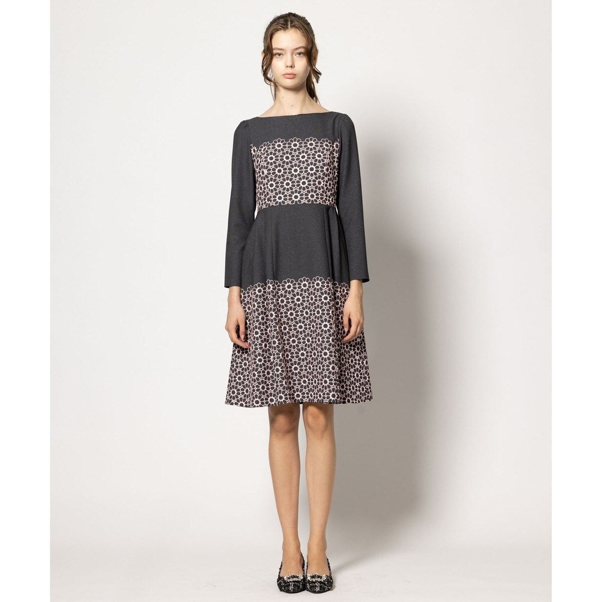 TOCCA COSMOSドレス サイズ2 クリーニング済 ご専用】TOCCA COSMOSドレス サイズ2 ネイビー クリーニング済