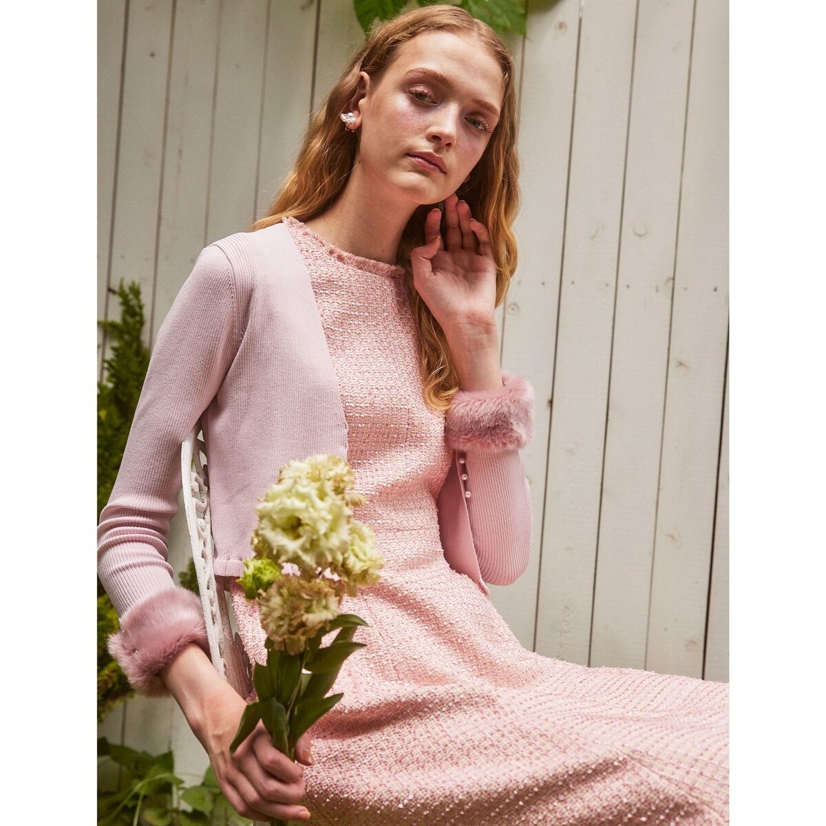 【洗える】EYELET AJISAI BOLERO ボレロ 接触冷感・UVカット・洗える】AIRY BOLERO ボレロ / TOCCA
