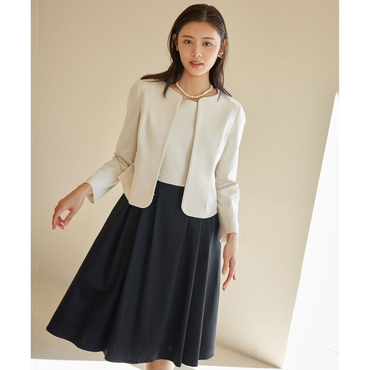 TOCCA LAVENDER】Stripe Embroidery