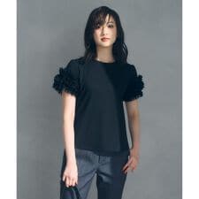 【星風まどかコラボ】【洗える・UVカット・接触冷感】DOT GARLAND Tシャツ
