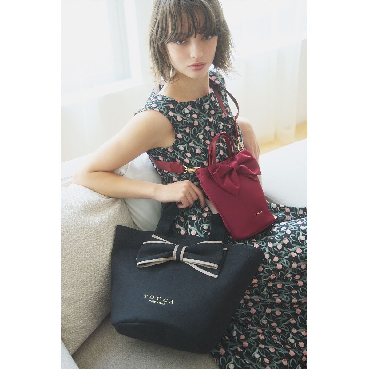 撥水】CHECKER CLOVER QUILTMINIBAG キルトミニバッグ | トッカ