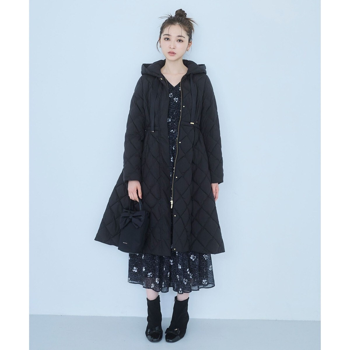 泉里香さん着用】RIBBON KNOT NYLON MULTI BAG ナイロンマルチバッグ