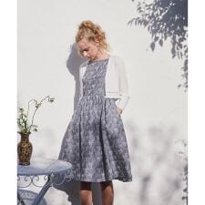 【洗える・消臭】CHAMBRAY GARDEN ドレス