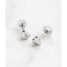 トッカ(TOCCA)の【WEB限定】WITH HEART MINI PIERCED EARRINGS プラチナ ピアス