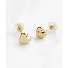 【八木アリサさん着用】【WEB限定】WITH HEART PIERCED EARRINGS K10