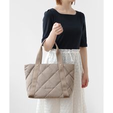 【撥水・A4サイズ対応】TRACE PAVE QUILTOTE キルトバッグ