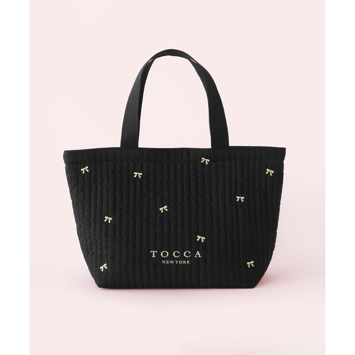 【美品】TOCCA CLOVER NUT NYLONTOTE S 2way 黒 CLOVER NUT NYLON TOTE L トートバッグ L