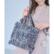 【美人百花掲載】【一部カラー撥水】TRIM WAVES MINITOTE ミニトートバッグ