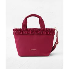 【ショルダー取り外し可能】FRILL GARLAND NYLONTOTE  トートバッグ