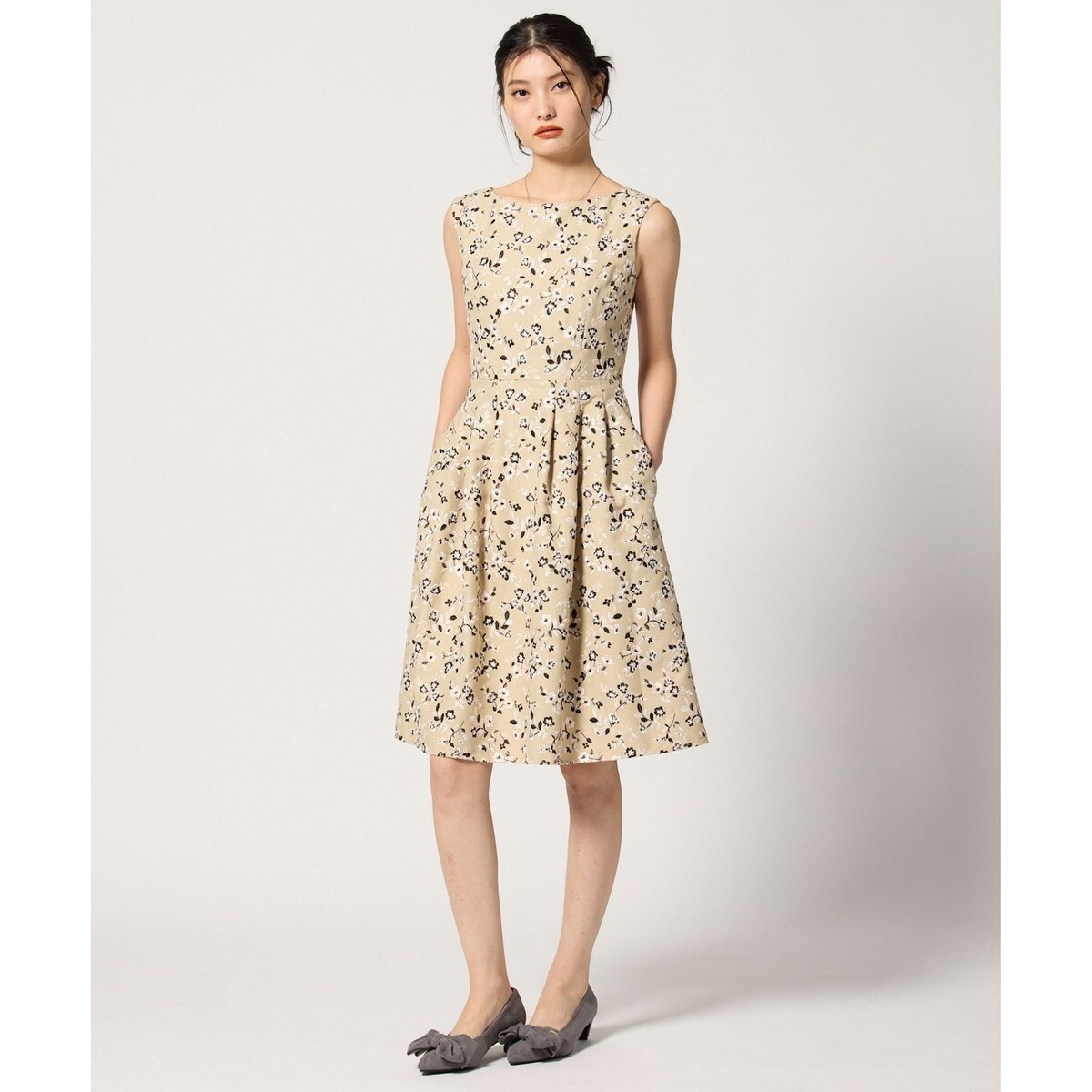 美品エレフELEPHBOWDRESSワンピースドレス　イエナIENAベイクルーズ ELEPH/エレフ BOW DRESS ワンピース BOWDRESS | イエナ(IENA) | マルイ