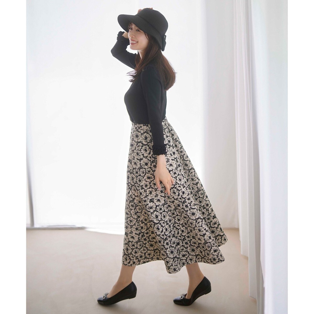 【TOCCA LAVENDER】Tulips Lace Skirt スカート TOCCA（トッカ）の「【WEB限定】【TOCCA LAVENDER】Tulips Lace