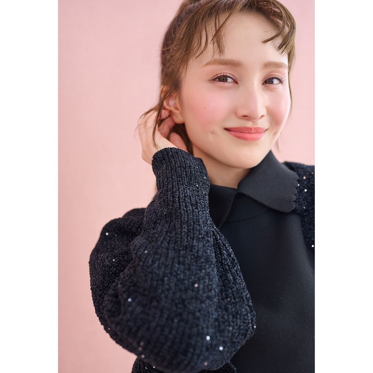 YUMI KATSURA for CELFORD】コラボスターリー刺繍ニットアンサンブル