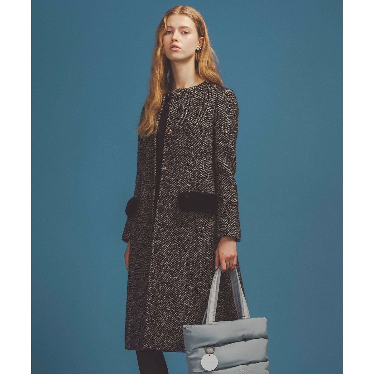 THE NEWHOUSE PHILLIP LONG COAT：コート　ブラック THE NEWHOUSE】 PHILLIP LONG COAT：コート | ジャーナル