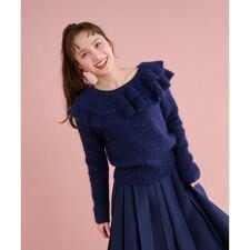 【百田夏菜子さん着用】ROMANTIC FLUTTER ニットプルオーバー