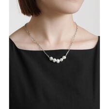 LINE PEARL NECKLACE 淡水パールネックレス
