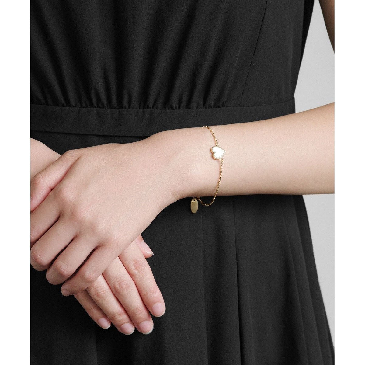 【八木アリサさん着用】WITH HEART BRACELET ブレスレット