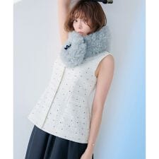 【八木アリサさん着用】【消臭】FLOWER HIDE AND SEEK ジレ